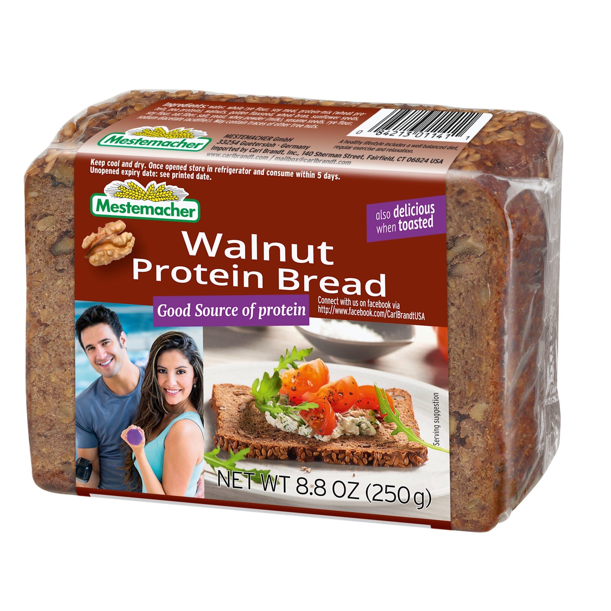 Mestemacher Walnut Protein Bread