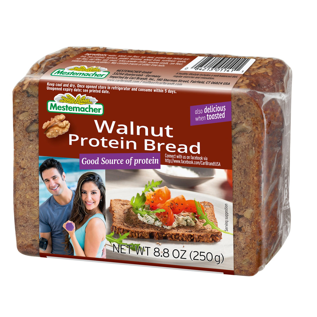 Mestemacher Walnut Protein Bread - EuropeanDeli.com