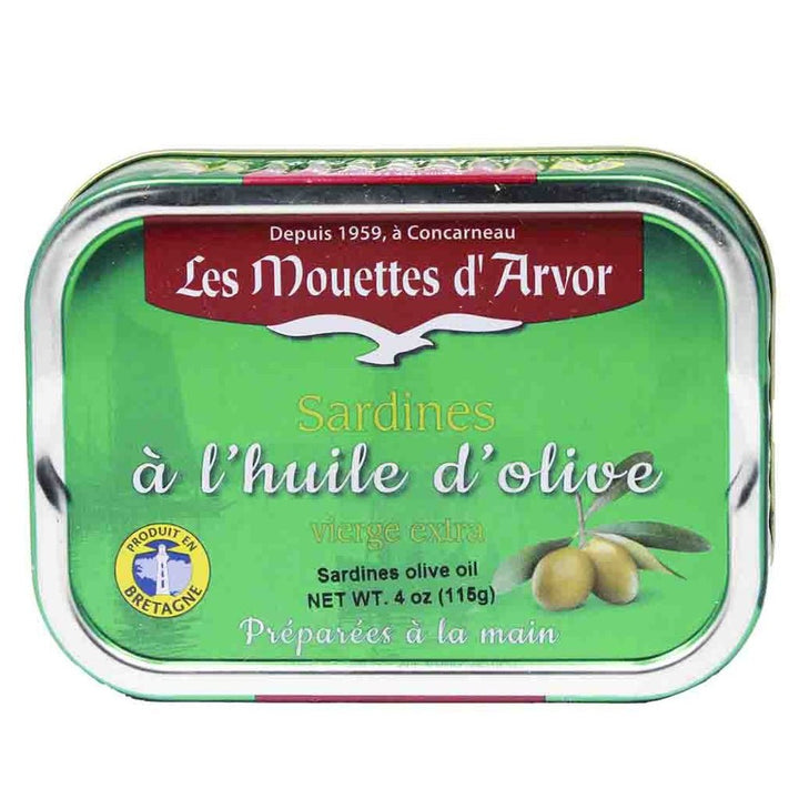 Mouettes d'Arvor Small Sardines Sardinettes) in Extra Virgin Olive Oil by Mouettes d’Arvor