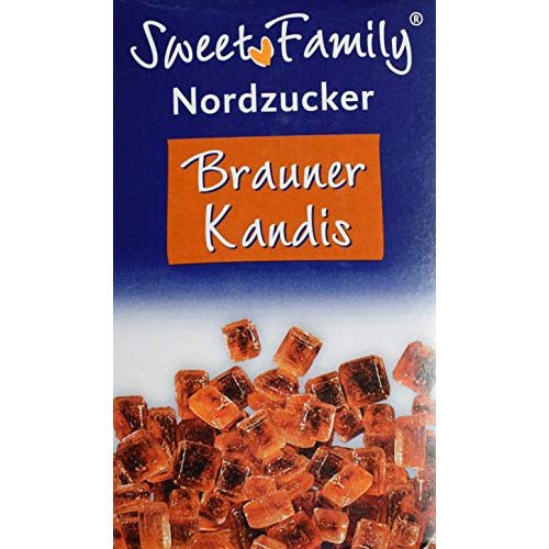 Nordzucker Brauner Kandis brown sugar, 500 g box