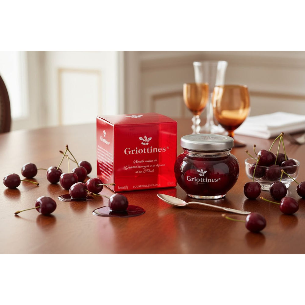 Peureux Griottines Cherries in Liqueur in Gift Box by Grandes Distilleries Peureux