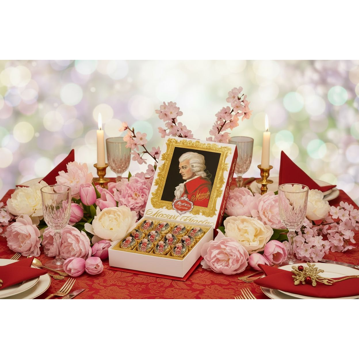 Reber Mozart Kugel, 20 pc. Portrait Box