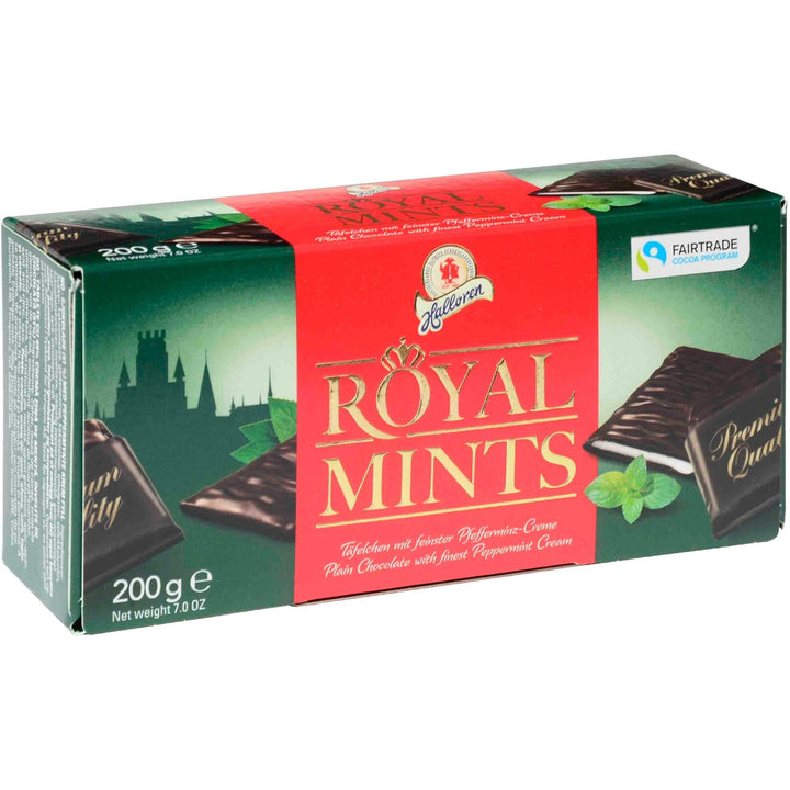 Halloren Royal Thins Mints, 200 g box