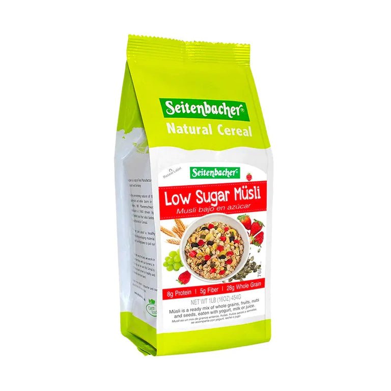 Seitenbacher #9 Low Sugar Müsli 16 oz bag, front view