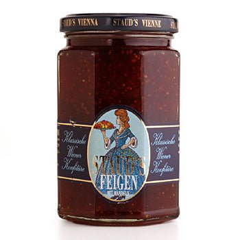 Staud's Green Fig with Almond Preserves, 330 g jar, front view
