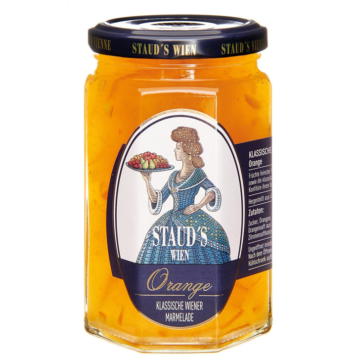 Staud's Orange Marmalade, 330 g jar, front view
